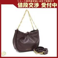 チャールズ&キース 2WAYハンドバッグ ダブルチェーン