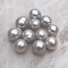 選べる 片穴 白蝶真珠 雫バロック 1粒 南洋パール 一点もの ルース 観賞用 ※スルーペンダント用に穴拡張可能 ハンドメイド 素材 パーツ ビーズ diy