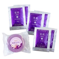 新品 自然化粧品研究所 紫根化粧品 トライアルセット お試しセット トライアル 紫根化粧水 紫根クリーム 紫根石けん