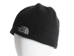 【お得なクーポン配布中!】 US企画 ノースフェイス アクリル ニット キャップ キッズ M / 帽子 THE NORTH FACE アウトドア ビーニー ニット帽 ワッチ ワンポイント 黒