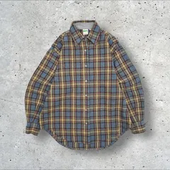 イタリア製 90s ヴィンテージ UNITED COLORS OF BENETTON 長袖 チェックシャツ 42