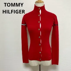 TOMMY HILFIGER トミー ヒルフィガー 赤 ハイネックセーター S