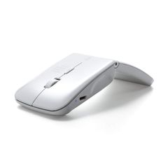 マルチペアリング 静音 iOSAndroidWinMac対応 充電式 IRセンサー 薄型 省電力 Bluetoothマウス ホワイト サンワダイレクト 4-MA12W