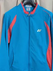 YONEX ヨネックス VERY COOL ジップジャージ L メッシュ 青