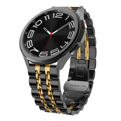 【在庫セール】44mm/Watch Active 2/1 40mm 対応 交換ベルト 7/6/5/4 ステンレス製 金属 FE/Watch バンド 時計バンド バンド 調節可能 交換バンド Samsung Samsung Galaxy Watch Watchのサムネイル