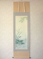 真筆】掛け軸 掛軸 竹に雀◇松浦瑞雲 共箱・タトウ箱付 - メルカリ