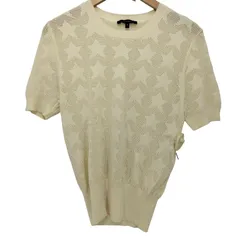 タラジャーモン TARA JARMON 星柄 メッシュ S/S プルオーバー ニット レディース JPN：M のサムネイル