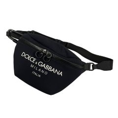 DOLCE&GABBANA ドルチェアンドガッバーナ 品番 BM1760 テクニコ ネオプレン ボディバッグ ブラック系 正規品 / 36526