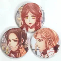 【中古】バッジ・ピンズ(キャラクター) [単品] 集合 缶バッジ3個セット 「PS Vitaソフト 薔薇に隠されしヴェリテ ステラセット」 同梱特典