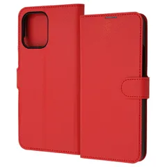 Redmi 12 5G Like standard 手帳型レザーケース シンプル マグネット/レッド