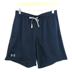 アンダーアーマー ショートパンツ ハーフパンツ スポーツウエア ボトムス メンズ LGサイズ ネイビー UNDER ARMOUR 【中古】