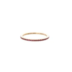 キャロリーナ ブッチ ルビーフルエタニティリング HP FRANCE 18K Carolina bucci キャロリーナブッチ エタニティリング ピンク