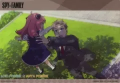 【中古】ポスター ロイド・フォージャー＆アーニャ・フォージャー(高い高い) 「ジャンボカードダス SPY×FAMILY クリアビジュアルポスター」