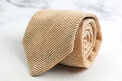 ヒューゴボス ブランド ネクタイ ウール ストライプ柄 ライン柄 PO メンズ イエロー HUGO BOSS 【中古】