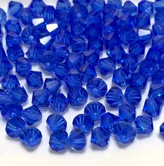 ◆スワロフスキー　#5301　サファイア【4ｍｍ】のサムネイル