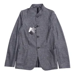 ■美品■Emporio Armani エンポリオ・アルマーニ ジャケット サイズ50 スタンドカラー ストレッチ ブランド古着【中古】20241212/RA2544