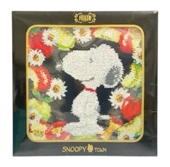 未使用 フェイラー　ハンカチ　花柄　ハンドタオル　ミニタオル　シュニール織 ハンカチタオル スヌーピー ブラック アップル りんご リンゴ FEILER　スヌーピータウン　タオル　Peanuts ピーナツ 　