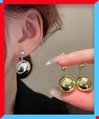 新品 ピアス レディース メタルボール きれいめ 一粒 プチプラ 女性 メタリック玉 入学式 【送料無料】