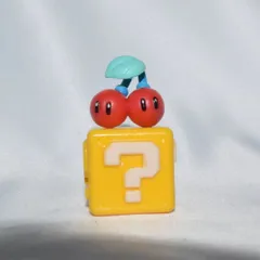 ハテナブロック&ダブルチェリー チョコエッグ スーパーマリオ3Dワールド 食玩 トレーディングフィギュア フィギュア