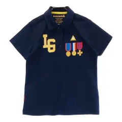 サイズ：L LECOQ GOLF ルコックゴルフ  半袖ポロシャツ  ネイビー系 [240101219111]# ゴルフウェア レディース ストスト