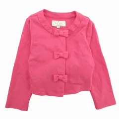 ケイトスペード KATE SPADE カーディガン ニット リボンボタン 長袖 90 ピンク /FT 0729