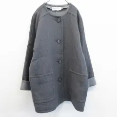GIVENCHY ペプラムジャケット ウール混 大きい アイボリー 42