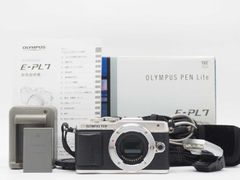 オリンパス Olympus Pen Lite E-PL7 16.0MP 銀 7752 shots 箱付き [良品] #S91A