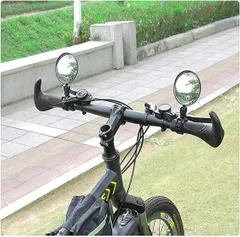 【在庫処分】AYTTPG 2個セット 自転車用バックミラー サイクルバックミラー 自転車 ミラー リアビューミラー ハンドルバーミラー 自転車バックミラー 丸型 凸面鏡 360度回転可能 広視野角 取り付け簡 電気自動車 バッテリーカー マウンテンバイ