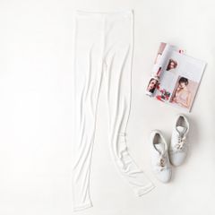 ☆ ホワイト ☆ M ☆ シルク スパッツ pkzsk1 スパッツ レディース レギンス シルク 絹 インナー 10丈 重ね履き 寒さ対策 無地 シンプル 吸湿性 放湿性 ルームウェア シルクレギンス ゆったり ストレッチ ももひき ボトム 汗とり 快適