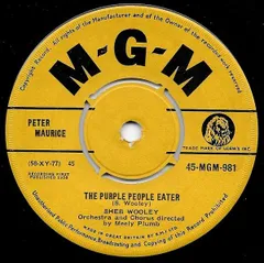 英7” Sheb Wooley The Purple People Eater 45MGM981 MGM Records /00080