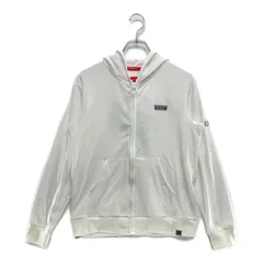 中古 レディース ニューバランスゴルフ New Balance golf パーカー 1(M) 白 ダブルジップ 薄手