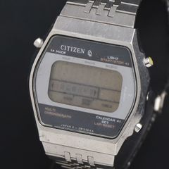 CITIZEN 稼働 デジタル クロノグラフ デュアルタイム メンズ - メルカリ