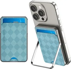 LUCKYDUO モバイル バッテリー 薄型 マグネット式 モバイルバッテリー 5000mAh PD20W ワイヤレス 出力 15W for Android/7.5W iPhone/USB-C PD20W出入力/PSE認証済(ブルー)