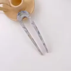 ヘアアクセサリー 和装 マーブル 髪飾り 二個セット まとめ髪 Uピン 髪留め かんざし U字コーム K-11K-11P_4