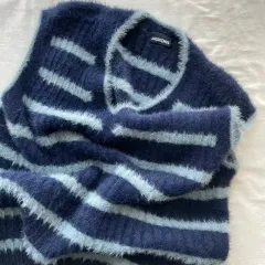 トップス JACQUEMUS KNIT VEST NAVY Jacquemus Salon Ne-Nîmes Vest | Blue | FARFETCH