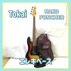 【D1771①-410-50】Tokai 東海楽器製造 HARD PUNCHER ハードパンチャー エレキベース 楽器 ケース ベルト ミニアンプ付き