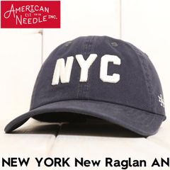 ストラップキャップ 帽子 AMERICAN NEEDLE アメリカンニードル NEW YORK New Raglan AN SMU695A-NY 日本代理店正規品