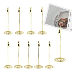 新品 ESJNNK メモクリップ 10本セット アリゲーターノートホルダー メモスタンド メモホルダー メモ 写真 テーブル カードスタンド セット カード立て メモスタンド 便箋クリップ クリップ ホルダー 写真立て 卓上装飾 席札 テーブル番号ホルダー カ