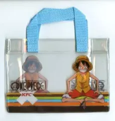 【中古】布製品 ルフィ ミニサマーバッグ 「ケンタッキーフライドチキン×ワンピース」 ルフィとあそぼう!グッズ付スマイルセット