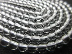 【AAAグレード】/【天然水晶】/size(約4㎜玉)/1set(46玉)/透明度抜群/4月誕生石/1342t41