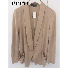 ◇ UNTITLED アンタイトル 薄手 1B 長袖 テーラードジャケット サイズ2 ベージュ レディース  【中古】 【1112010036166】