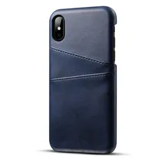 iphone7/8/SE(2020) X/XS XR 11 11Pro 12/12Pro  12mini ケース ブルー 青 カード収納付き レザーケース 背面ポケット 耐衝撃 韓国  スマホケース アイフォン 軽量  誕生日 プレゼント などに