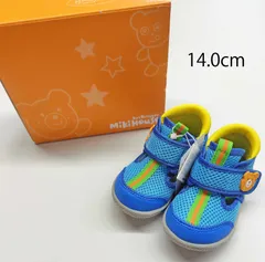 【正規品】ミキハウス ホットビスケッツ ダブルラッセル☆サマーベビーシューズ 72-9302-977　14.0cm　新品(難あり)