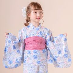 【ピオニー白】ワンピースにもなる浴衣　2WAYセパレート浴衣  キャサリンコテージ　TAK