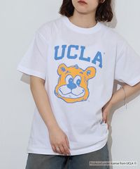 UCLA ユーシーエルエー 半袖 College T-Shirt カレッジ Tシャツ 5.6oz ダブルステッチ メンズ レディース ロゴ アメカジ スポーツ クマ ベアー ブランド
