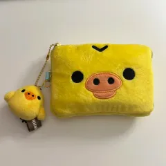 新品　完売品　貴重★リラックマストアー限定★キイロイトリ　折りたたみ財布 リラックマ レザー 二つ折り財布 | HOPELY