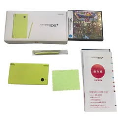 ♪3224 任天堂 Nintendo ニンテンドー DSi ライムグリーン 中古 美品 TWL-001 ドラクエソフト付き 動作品 充電器無し