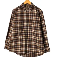 古着 90~00年代 フィールドアンドストリーム FIELD&STREAM 長袖 フランネルチェックシャツ メンズL相当/eaa581302