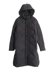 【お得なクーポン配布中!】 US企画 ノースフェイス ロング ダウン コート レディース L / 古着 The North Face アウトドア パーカー ナイロン ジャケット 550フィル 黒