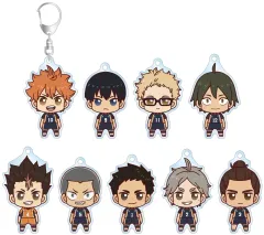 【中古】キーホルダー 全9種セット 「ハイキュー!! トレーディング ちょこんと！ アクリルキーホルダー ver.A」